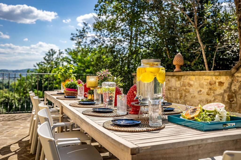 Luxury Villa Tolomei Gucci With Spa San Jacopo al Girone ภายนอก รูปภาพ
