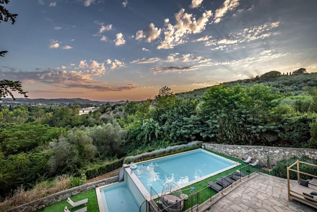 Luxury Villa Tolomei Gucci With Spa San Jacopo al Girone ภายนอก รูปภาพ