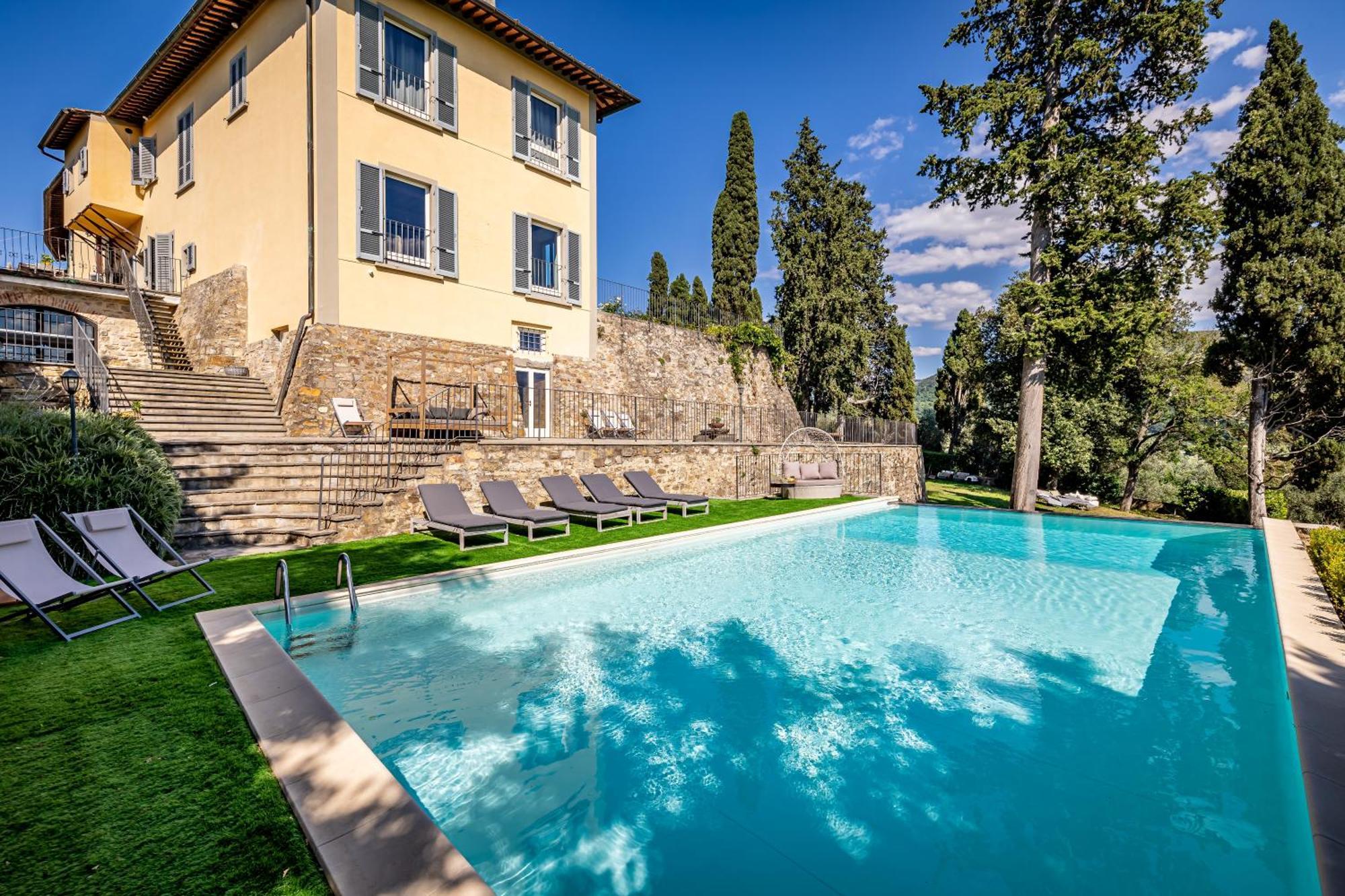 Luxury Villa Tolomei Gucci With Spa San Jacopo al Girone ภายนอก รูปภาพ