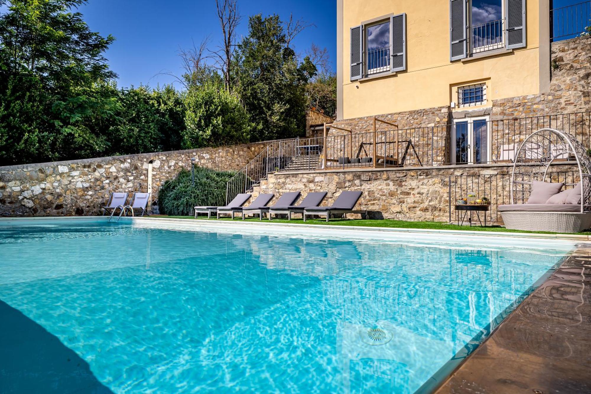Luxury Villa Tolomei Gucci With Spa San Jacopo al Girone ภายนอก รูปภาพ